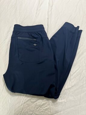 Burlebo Men's Navy Blue Performance Joggers Size XL